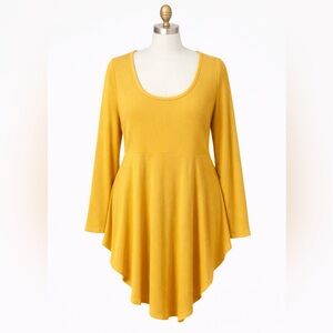 Elegant Yellow Women's Top